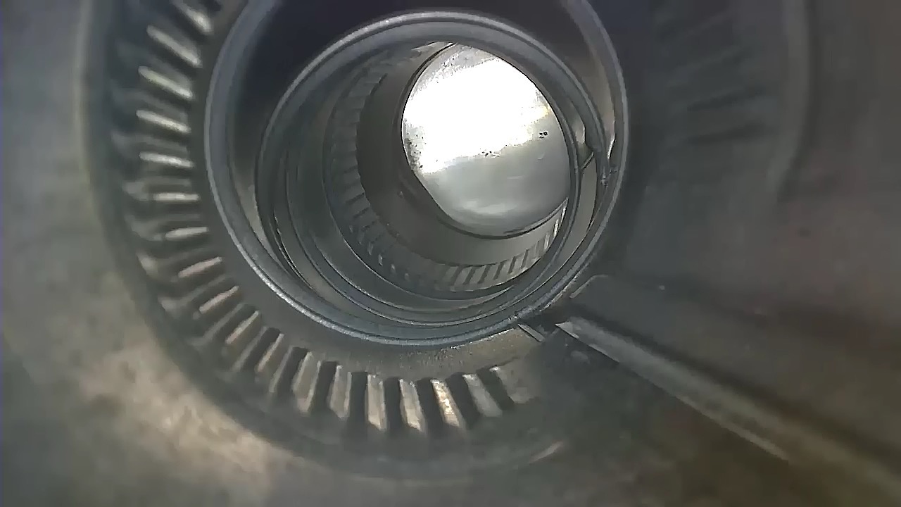 Clear dryer vent after professional dryer vent cleaning